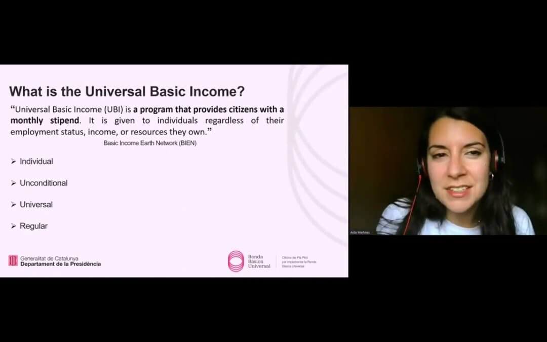 Aida Martinez on the Universal Basic Income pilot plan of the Catalan Government
