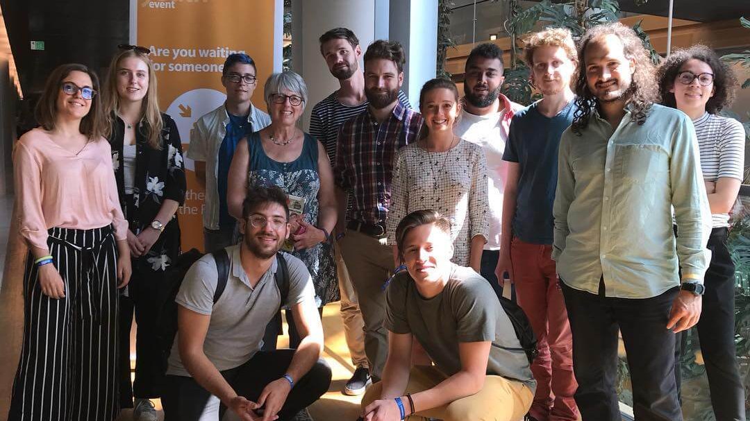 UBIE Youth Group with MEP Julie Ward at the European Youth Event 2018